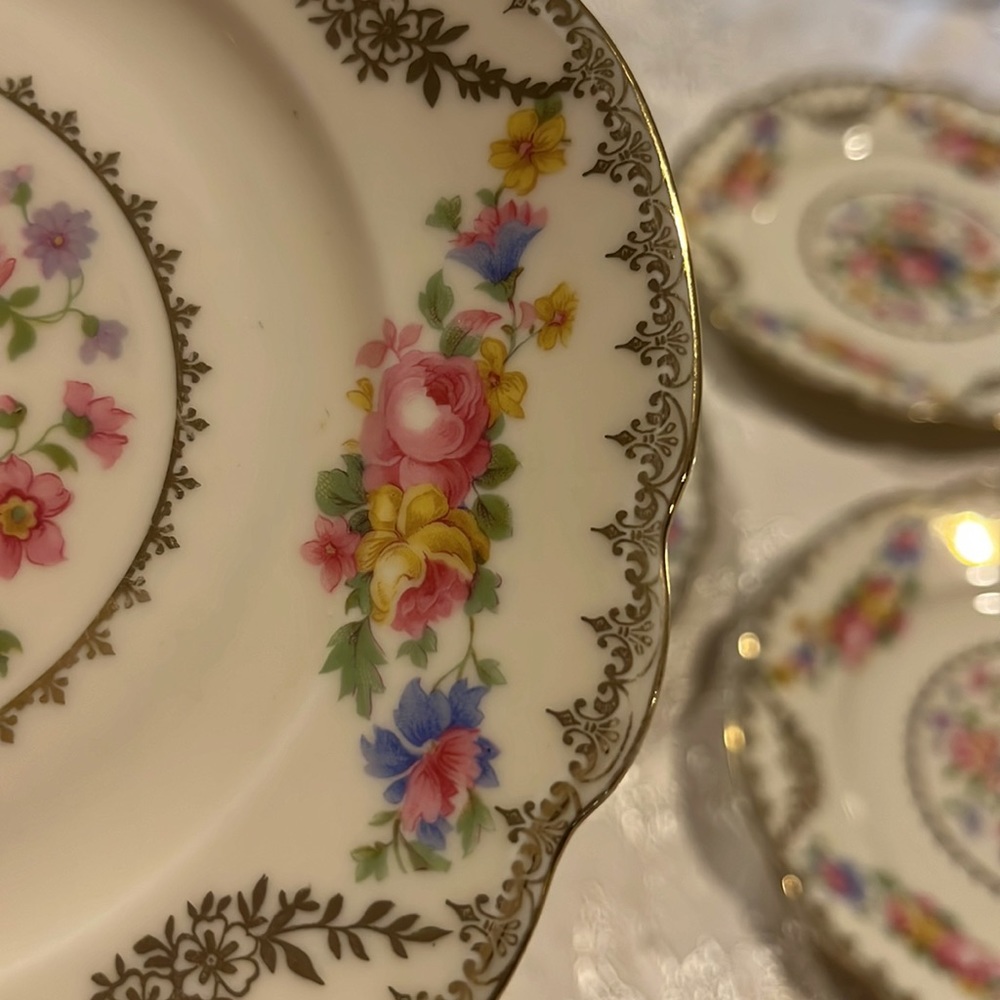 H&M tea plates Czech/ Germany Set of 8 vintage - Picture 9 of 10